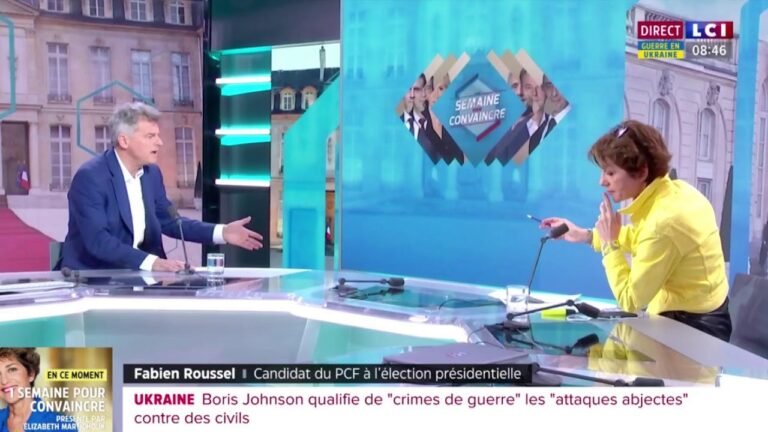 Fabien Roussel invité de la matinale de LCI