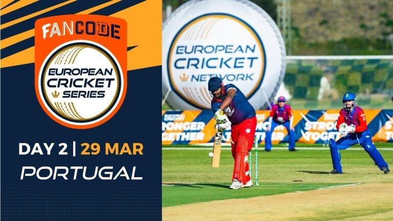 🔴 FanCode European Cricket Series Portugal, 2022 | Day 2 | T10 Live Cricket