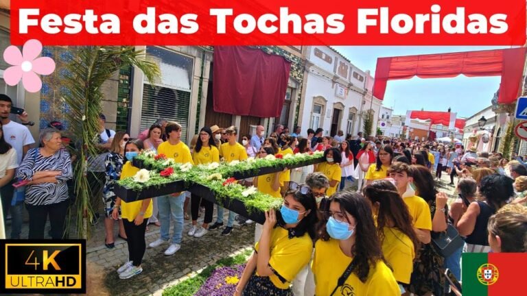 Festa das Tochas Floridas 2022 – São Brás de Alportel – Easter Portugal – Festa Tochas 4K