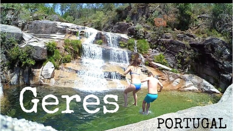 Geres national park – Portugal – Camping and abseiling in waterfall