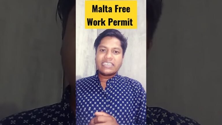 How To Get Malta Free Work Permit #shorts #ytshorts #youtubeshorts #youtubeshort #short #maltajobs