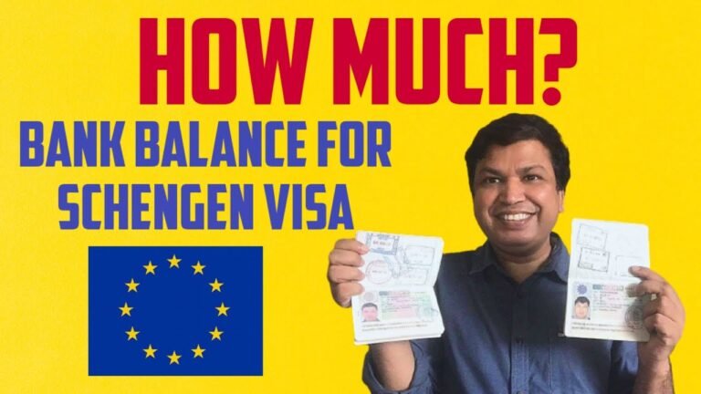 How much Bank Balance is required for Schengen Visa ?#schengen_visa