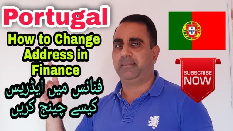 How to change your address in Finance Portugal | Finanças | Traveler777
