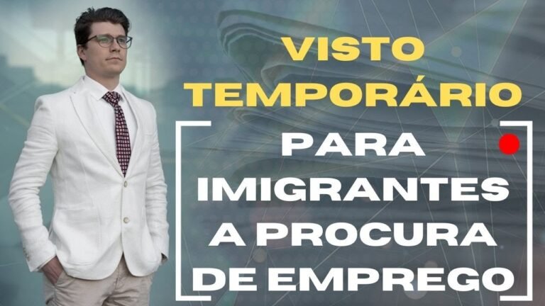 IMIGRANTES À PROCURA DE EMPREGO VÃO TER TÍTULO TEMPORÁRIO EM PORTUGAL?! (Ep. 816)