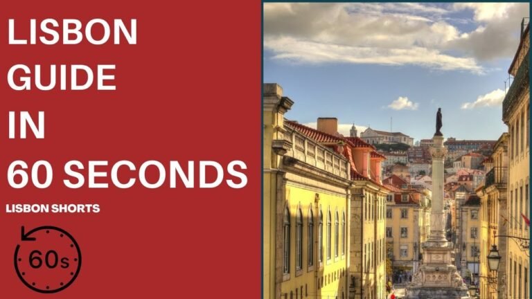 LISBON GUIDE IN 60 SECONDS (PORTUGAL), TRAVEL GUIDE #Shorts