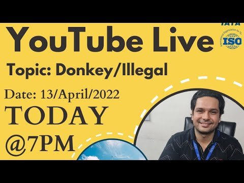 LIVE : Donkey Visa-Flights & Illegal Immigration