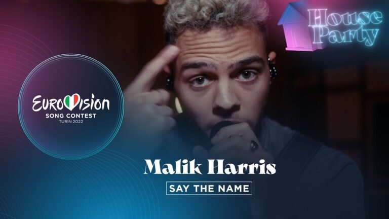 Malik Harris – Say The Name (Live) – Germany 🇩🇪 – Eurovision House Party 2022