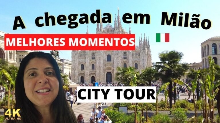 Melhores momentos do city tour em Milão na Itália