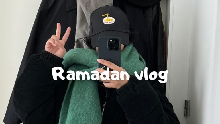 Partially silent Vlog and the first day of Ramadan 🌙