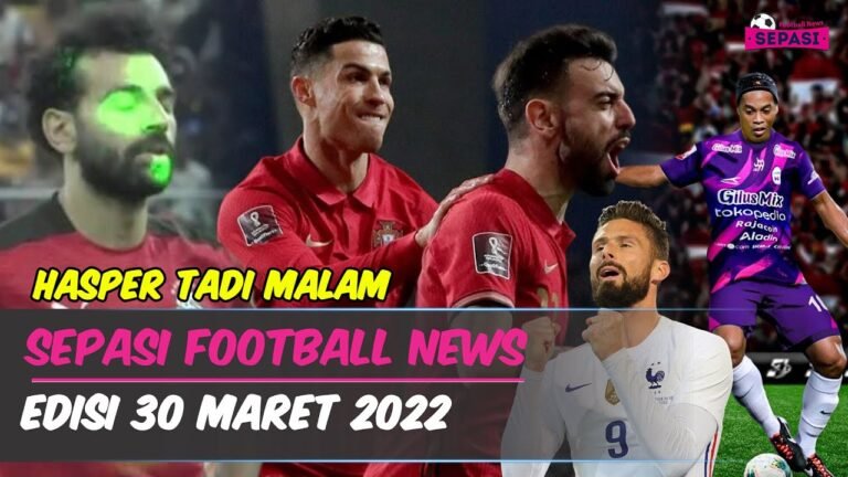 Portugal Akhirnya Lolos ⚽️ Mesir Gagal Karena Salah Disorot Laser 🤬Resmi, RANS Datangkan Ronaldinho🤝