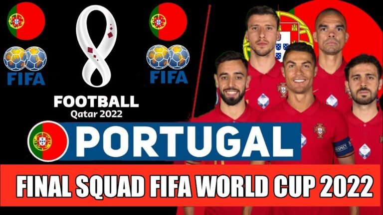 Portugal FIFA World Cup 2022 Squad | Portugal Full & Final Squad For FIFA World Cup Qatar 2022