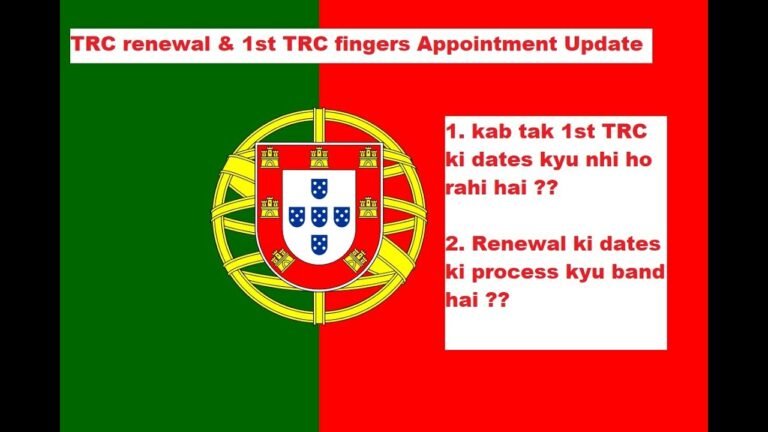 Portugal Immigration Update | Reason For 1st TRC Fingers Appointment Delay | TRC Renewal Delay |