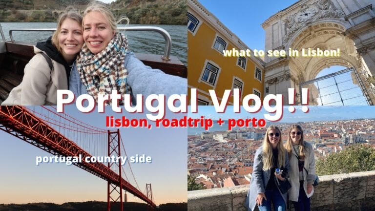 Portugal Travel Vlog! Lisboa, Porto and road trip to Sintra, Óbidos, Nazaré, Peniche & Duro Valley!