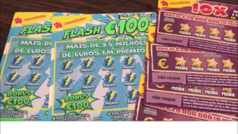 Portugal lottery tickets flash 100 and 10x