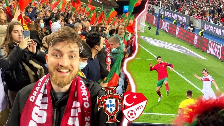 Portugal vs. Türkei – Stadionvlog 🇵🇹🇹🇷 | Ronaldo nur 20m vor uns 😱 | ViscaBarca