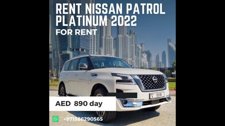 RENT NISSAN PATROL PLATINUM 2022 IN DUBAI