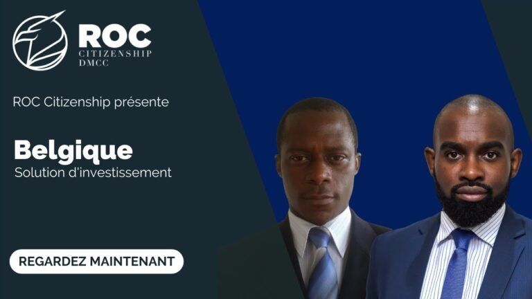 ROC Citizenship – Webinaire solution d'investissement en Belgique