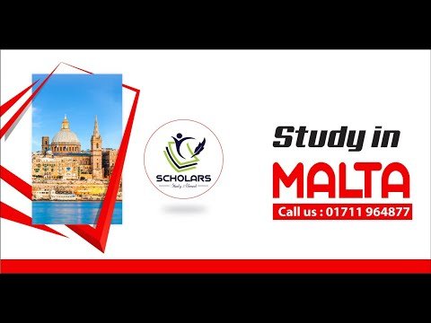 Study in Malta without IELTS from Bangladesh, Dubai and Malaysia