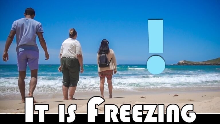 THE WATER IN PORTUGAL IS FREEZING – FAMILY DAILY VLOG