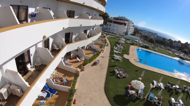 The hotel where we stayed in Albufeira, Portugal