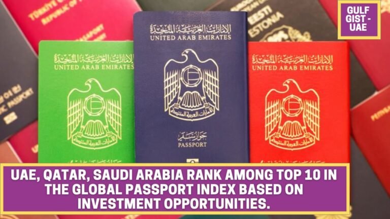 UAE, Qatar, Saudi Arabia Rank Among Top 10 In The Global Passport Index