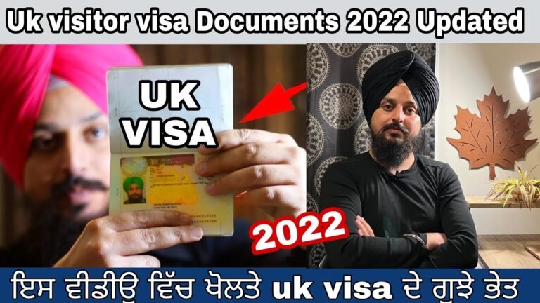 Uk visitor visa updated documents 2022 |Processing time |Tips to increase success rate, Uk visa