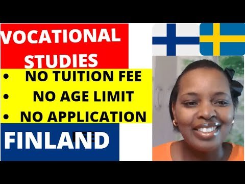 Vocational training in Finland/ Free tuition fee/ No application fee/ No age limit/ You need ielts