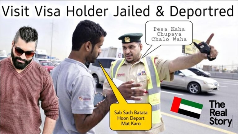 WHY Dubai POLICE Catch VISIT Visa Holder & Start Deportation + Lifetime BAN ! Real Time Story !!