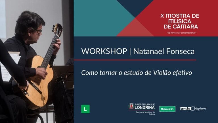 Workshop com Natanael Fonseca, viola | Xª Mostra de Música de Câmara