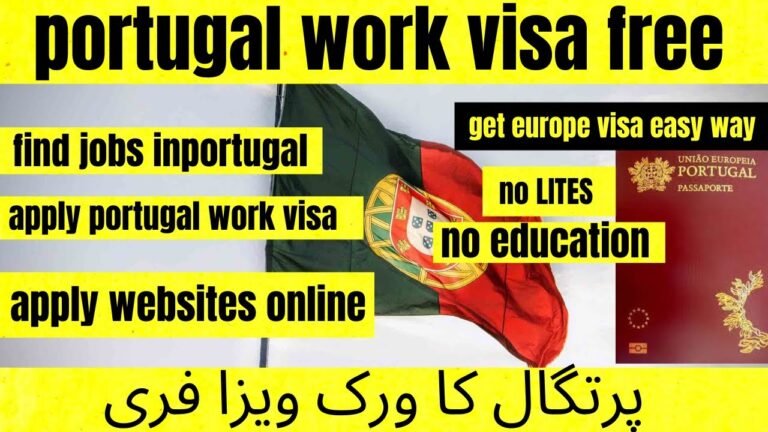 portugal work permit visa for pakistani | portugal work permit visa apply online | europe jobs 2022