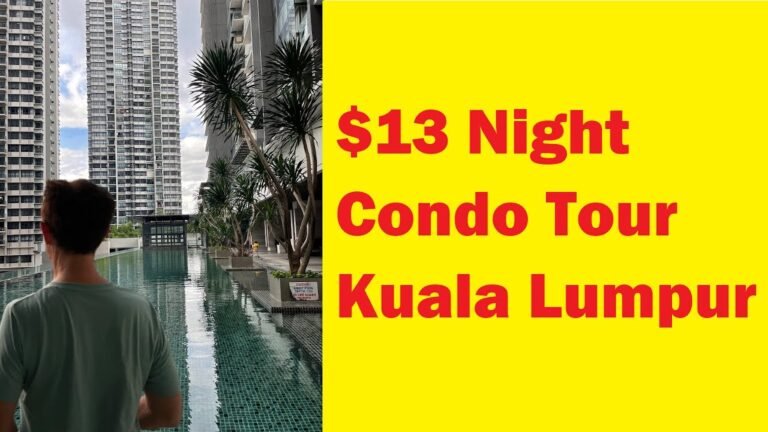 $13 Night Kuala Lumpur Condo Tour