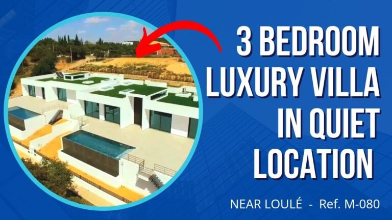 3 Bedroom Luxury Villa on one level For Sale near Loulé and São Brás