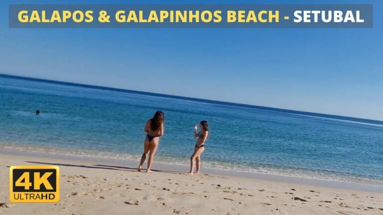 4K HDR Setubal Best Beaches – Galapos & Galapinhos  Beach Walk Portugal 2022