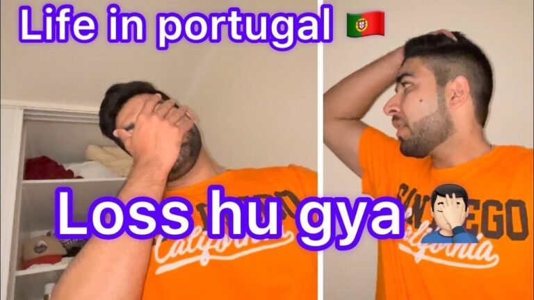 Aj loss hu gya mujy 🤦🏻‍♂️| life in portugal 🇵🇹