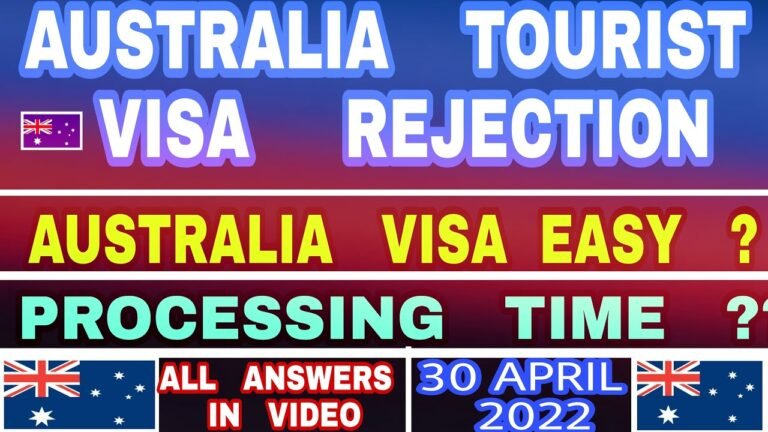 Australia Visa Trend 2022 | Australia Tourist Visa For Indian | Australia Visa Rejection | Australia