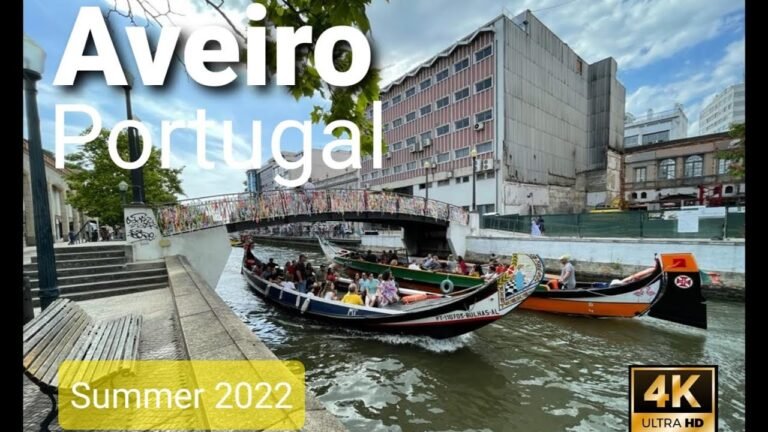 Aveiro, Portugal | One day tour in summer. May 2022 [4K HD Ultra]
