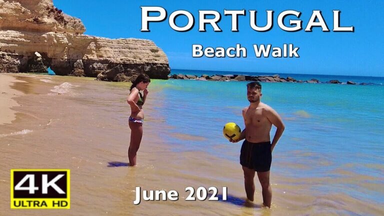 Beach walk – Portimao Portugal – June 2021 – 4K Ultra HD