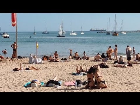 Cascais Beach, Beach Walk 2021, Cascais Walk, Lisbon Portugal [4k Ultra HD]