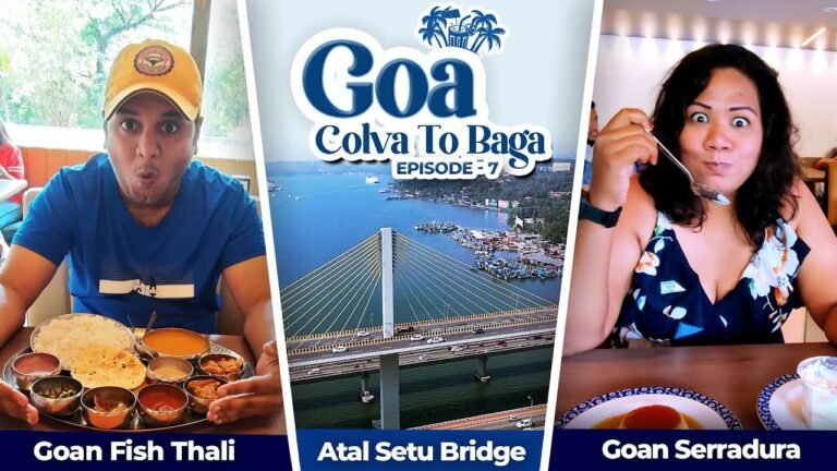 Colva To Baga Beach | Ritz Classic | Authentic Fish Thali | Portuguese Cafe | Goa Vlog Episode 7