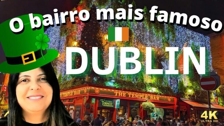 Conhecemos o bairro mais famoso de Dublin