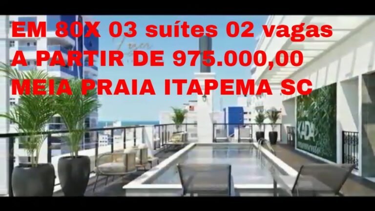 EM 80X 03 suítes 02 vagas A PARTIR DE 975.000,00 MEIA PRAIA ITAPEMA SC HABITAPEMA.COM.BR 47996385380