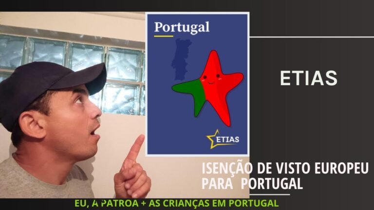 ETIAS – ISENÇÃO DE VISTO EUROPEU PARA PORTUGAL ✈️🇵🇹