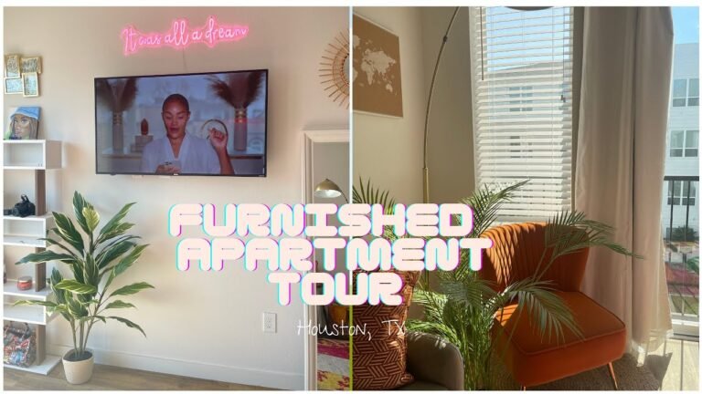 FURNISHED APARTMENT TOUR | Houston, TX #houston #apartmenttour