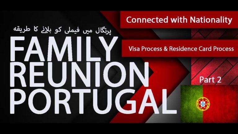 Family Reunion Visa Process 🇵🇹 | Family Residence Card Process Portugal | infoStation