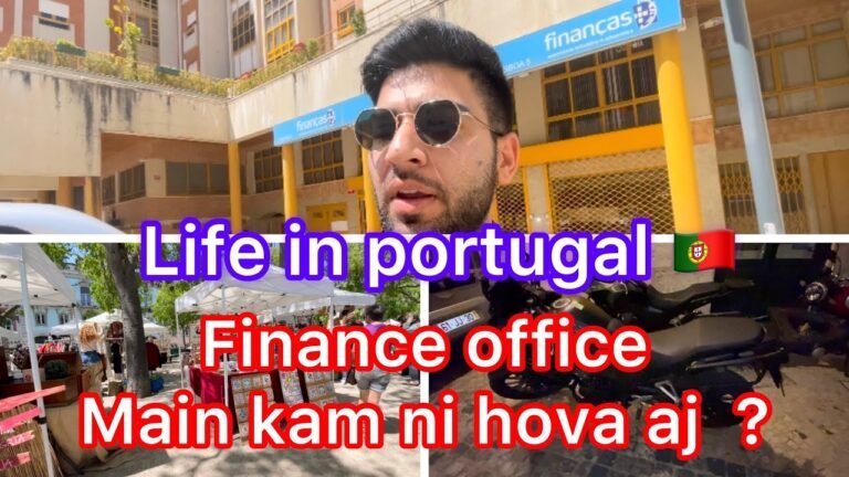 Finance office main aj phr kam nehi hova ? | life in portugal 🇵🇹