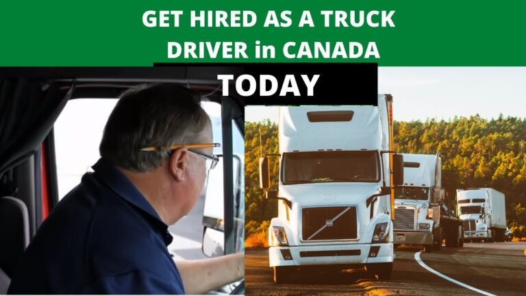 GET truck drivers jobs in canada as a foreigner NOW| temporary truck drivers needed in canada