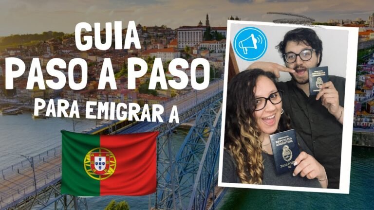 GUIA PASO A PASO PARA EMIGRAR A PORTUGAL LEGALMENTE SIN PASAPORTE EUROPEO 2022🇵🇹