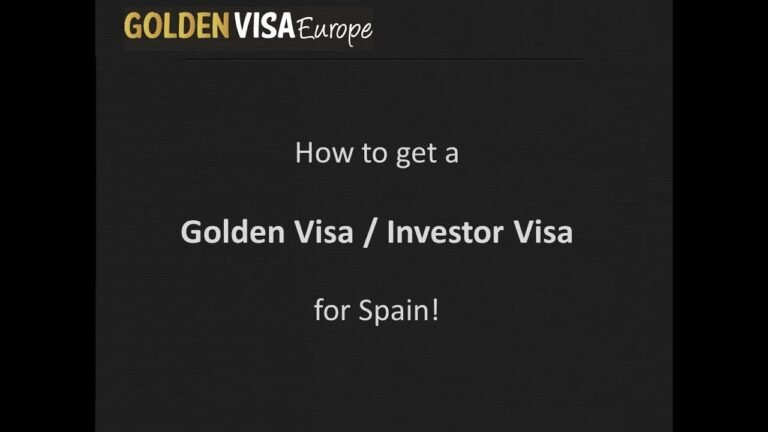 Golden Visa Spain / Investor Visa Spain