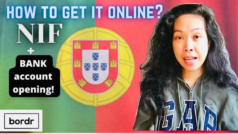 HOW TO GET A NIF ONLINE IN PORTUGAL | International Processing of NIF + Opening Bank Account Online