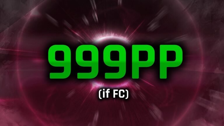 How I almost got a 1000PP play… How I almost got a 1000PP play…